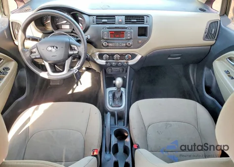 2014 Kia Rio Lx из США, поврежденный, VIN KNADM4A31E6401371